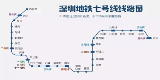 深圳地铁7号线经营时刻表